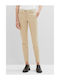 Women's Chino Trousers Slim Fit Beige