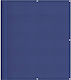 vidaXL Fabric Shade Divider Blue With Hoop & wi...