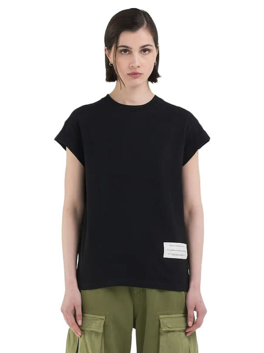 Replay Feminin Tricou Negru