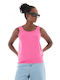 Only Women's Blouse Sleeveless Fuchsia