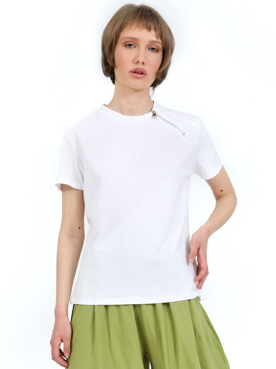 Doca Damen T-Shirt Weiß