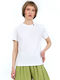 Doca Damen T-shirt Weiß