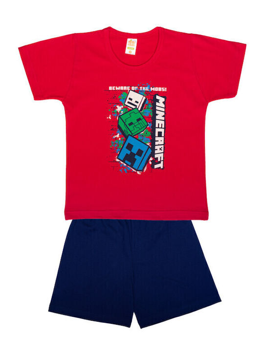 Nina Club Kids Pyjamas Summer Cotton Red