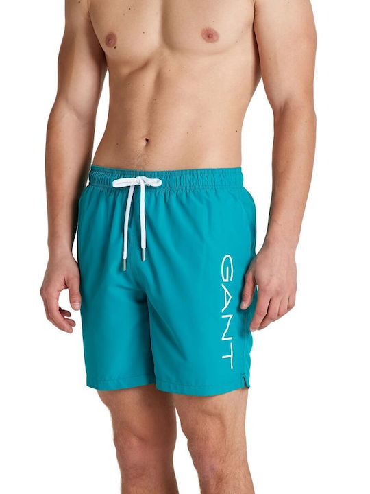 Gant Herren Badebekleidung Shorts Turquoise