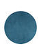 vidaXL Oviedo Rug Round Turquoise