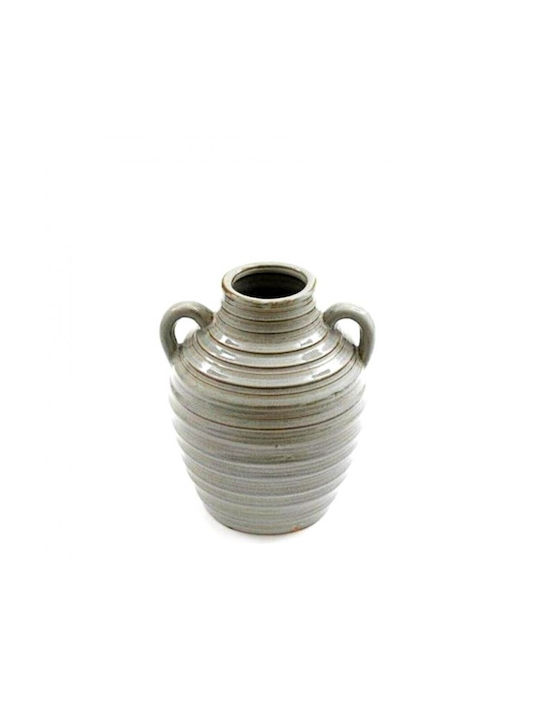 Plastona Decorative Vase Gray 17.5x20cm