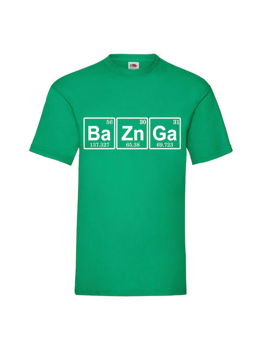Fruit of the Loom Big Bang Theory T-shirt Πράσινο Βαμβακερό