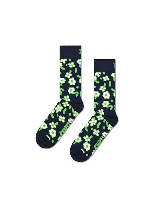 Happy Socks Dancing Patterned Socks Green