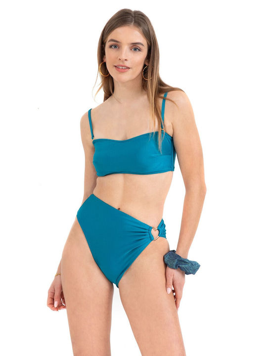 Pretty Me Triangle Bikini Top Elpis Blue Niagara