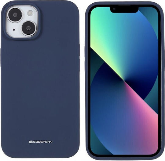 Mercury Back Cover Silicone Navy Blue (iPhone 14 Plus)