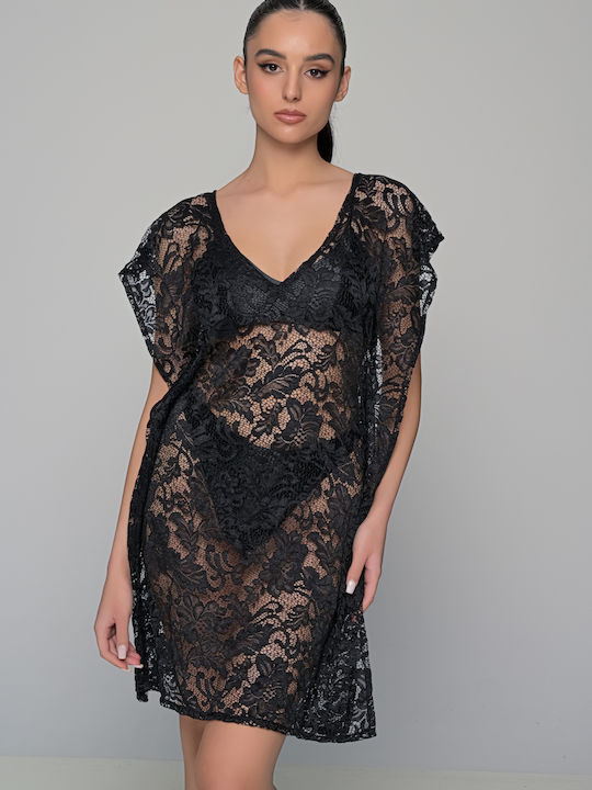 Milena by Paris Feminin Caftan de Plajă black