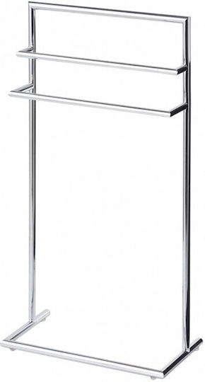 Zeller Καλόγερος Μπάνιου Μονός ​83x83cm Inox Γκρι