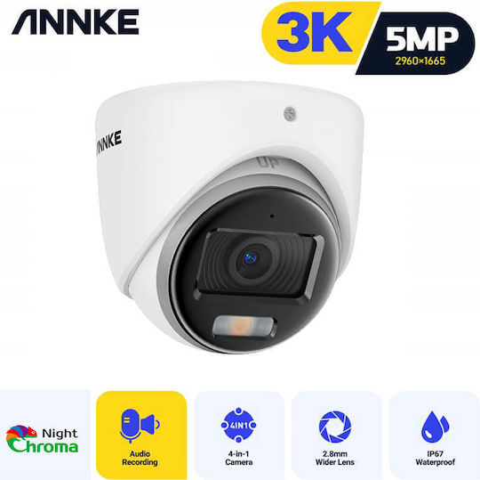 Annke CR1CZ IP Surveillance Camera Full HD+ 2.3MP with Microphone and Lens 2.8mm