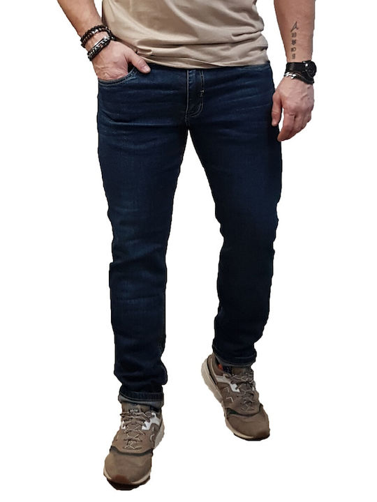 Marcus Felix Herren Jeanshose in Regular Fit Dark Blue