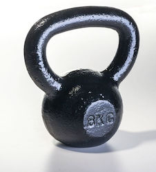 MDS Black Cast Iron Kettlebell 8kg