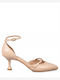 Mourtzi Leder Pumps Rosa