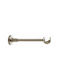 Zogometal Curtain rail base Wall made of Metal Silver 1pcs