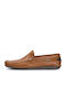 Men's Leather Moccasins Tabac Brown