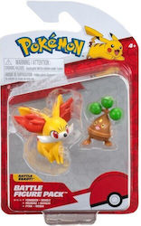 Jazwares Миниатюрна играчка Pokemon Феннекин, Бонслай Многоцветен 5см.