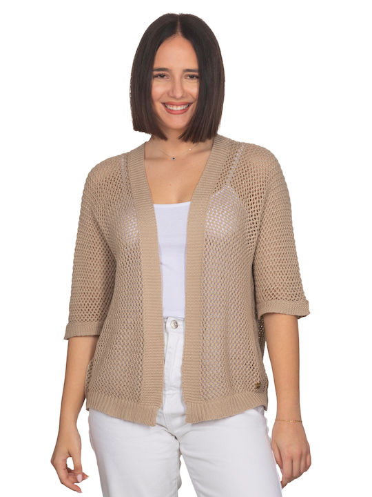 Vera Damen Jacke in Beige Farbe