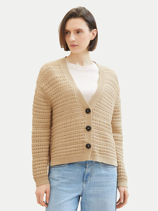 Tom Tailor Women's Cardigan Beige