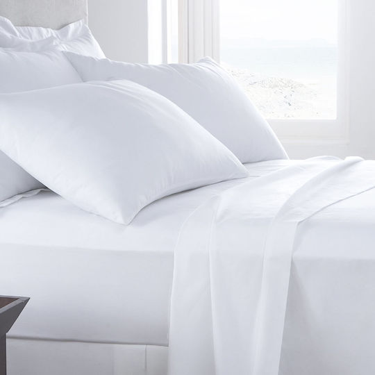 Sidirela Σετ Μαξιλαροθήκες White 52x72εκ.