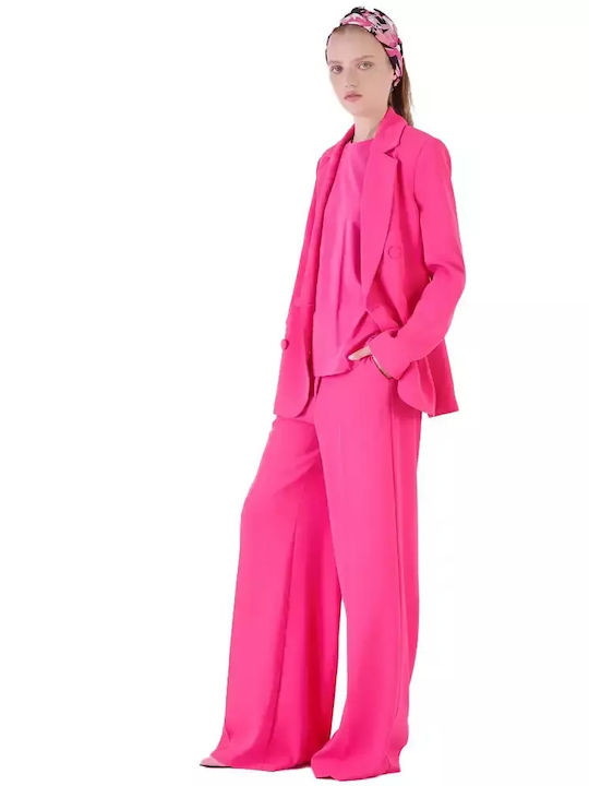 Silvian Heach Women's Blazer fuchsia