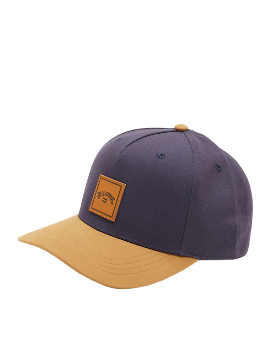 Stacked Men's Snapback Cap Navy Blue