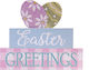 Vetur BV Easter Rabbit Light Blue Easter Greetings