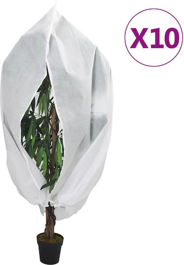vidaXL 3203550 Покритие За Антифриз Качулка 70гр/м² 1.8x1.2м Бяла