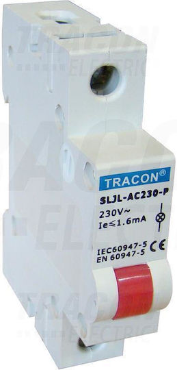 Tracon Electric Μονή Ενδεικτική Λυχνία Πίνακα Κόκκινη