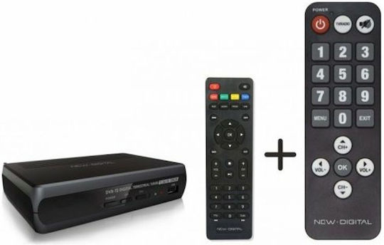 New Digital S7833510 Ψηφιακός Δέκτης Mpeg-4 SD (480p) Σύνδεση HDMI