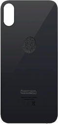 Capac spate baterie cu gaură mare Apple iPhone X Negru Capac spate baterie cu gaură mare Apple iPhone X Negru