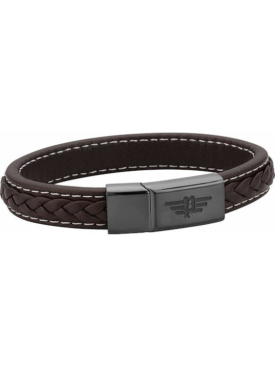 Police Bracelet made of Leather