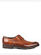 Damiani Men's Leather Casual Shoes Tabac Brown