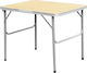 Summer Club Τραπέζι Αλουμινίου για Camping Πτυσσόμενο 80x60cm Μπεζ