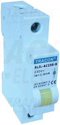 Tracon Electric Μονή Ενδεικτική Λυχνία Πίνακα Κίτρινη