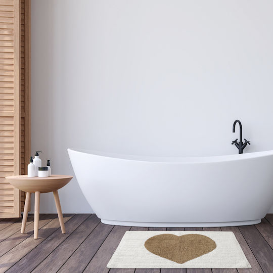 Das Home Bath Mat Cotton 0677 Ecru, Beige 50x80cm