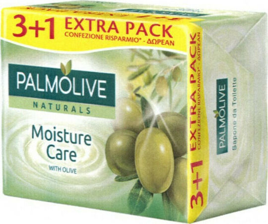 Palmolive Naturals Feuchtigkeitspflege Mit Oliven Μπάρες Σαπουνιού 4x90gr