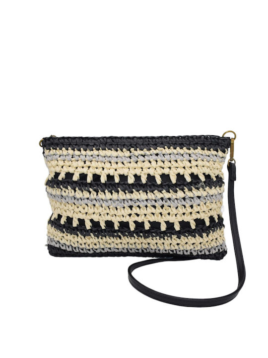 Morena Spain Straw Beach Bag Black