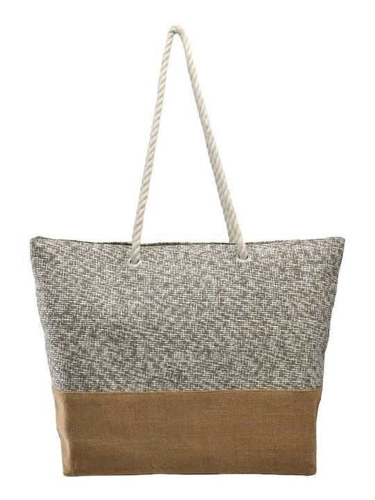 Ankor Fabric Beach Bag Gray