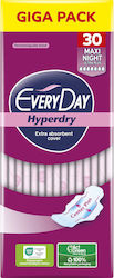 Every Day Hyperdry Maxi Night Ultra Plus Sanitary Pads with Wings Giga Pack 30pcs