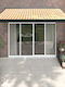vidaXL Zelt Terrasse mit LEDs Gelb 3.5x2.5m