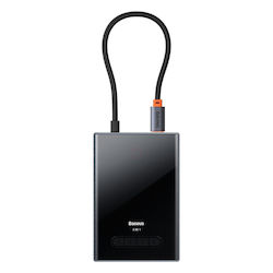 Baseus PioneerJoy 8in1 USB-C Docking Station με HDMI/DisplayPort 4K PD Ethernet Baseus PioneerJoy 8in1 USB-C Docking Station με HDMI/DisplayPort 4K PD Ethernet