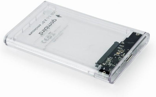 Gembird Hdd 2.5" Usb 3.0 Transparent Hdd Case 9.5mm