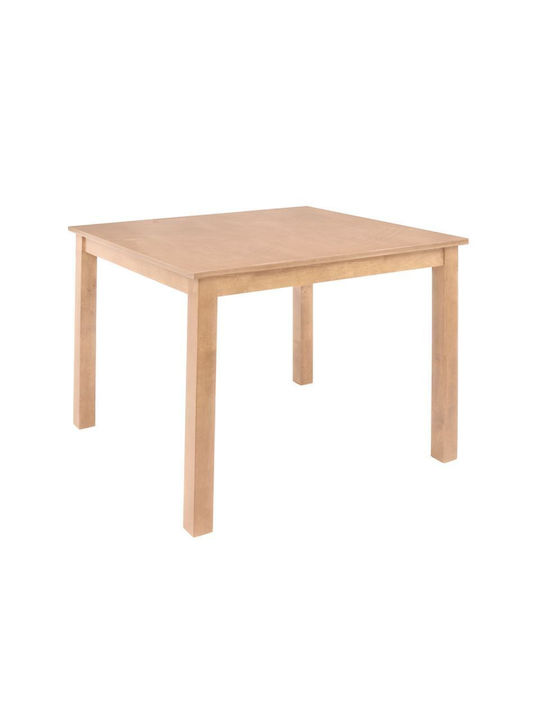 Naturale Tisch Holz Oak 80x80x74cm