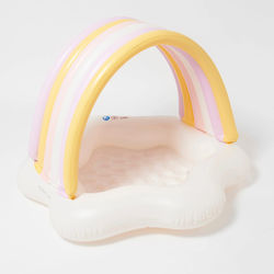 Sunnylife Princess Swan Kinder Pool PVC Aufblasbar 120x120x90cm