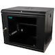 Spacer Стенен Рак Шкаф 9U 45x45x45 см Черен