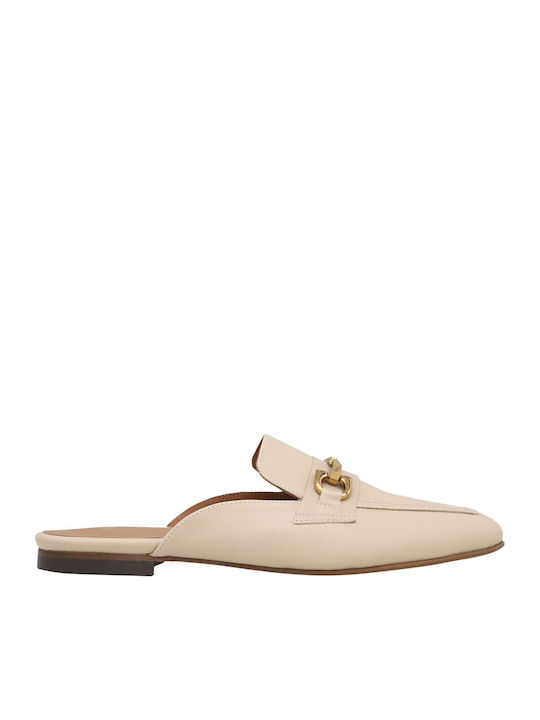 Boss Shoes Плоски Мюли в Бежов Цвят