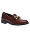 Parex Leather Women's Moccasins in Brown Color